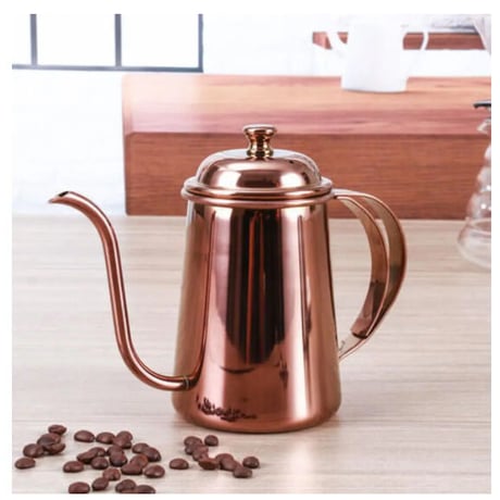 5色展開 ステンレス鋼 コーヒードリップケトル 泡立 コーヒーポット コーヒーツール 650ml