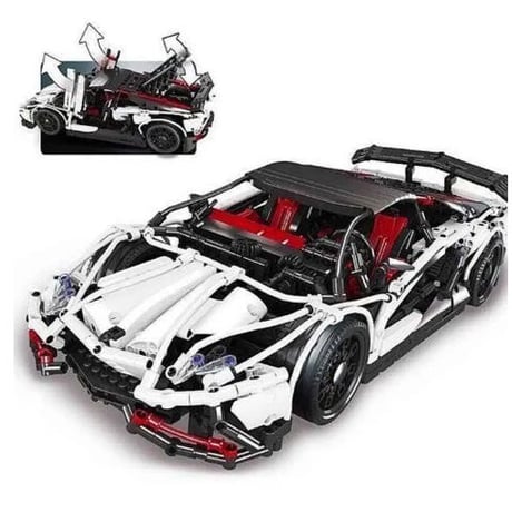 レゴ 互換品 ランボルギーニ アヴェンタドール スーパーカー テクニック MOC  LEPIN LEGO