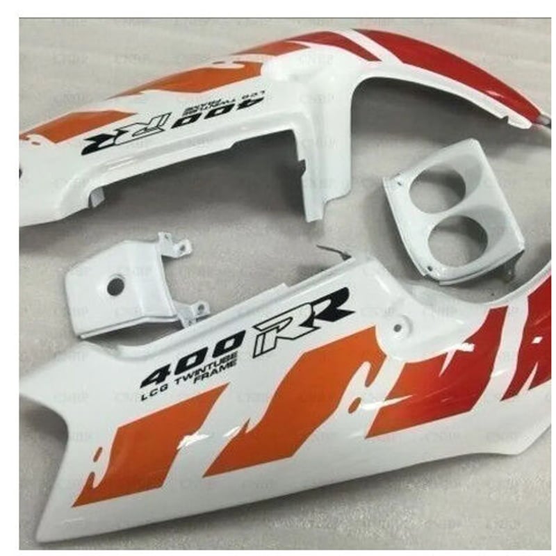 CBR400RR 1990 ～ 1999 フルカウル トリコロール 外装セット 社外品 
