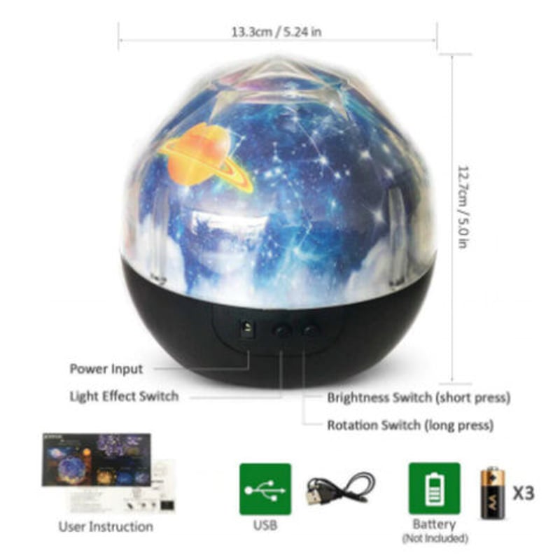 プラネタリウムマジック 癒し スタープロジェクターライト 電子玩具
