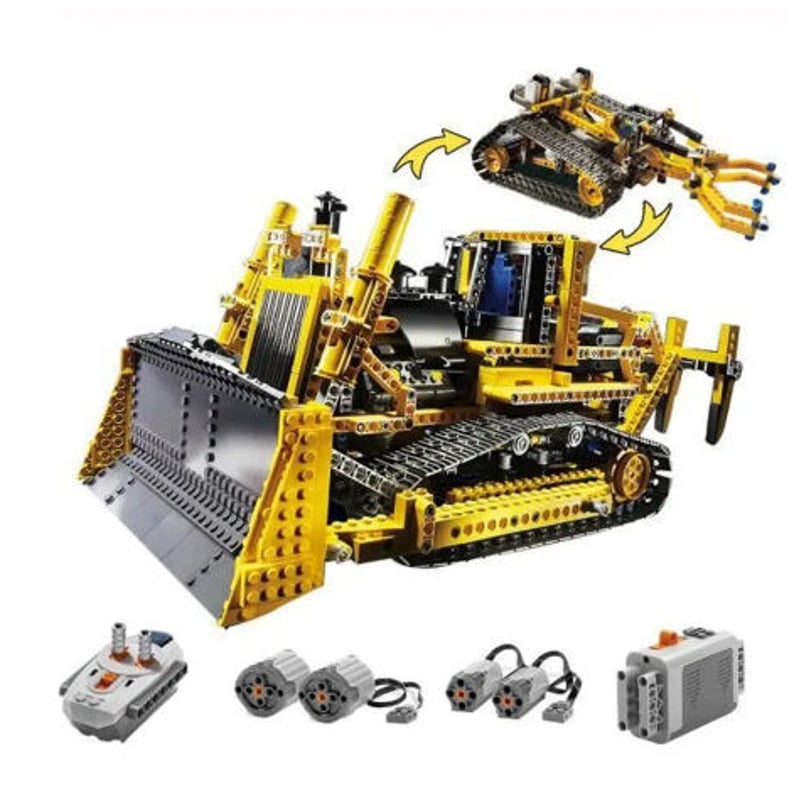 レゴ互換 電動式ブルドーザー 8275 テクニック LEGO互換品 おもちゃ 