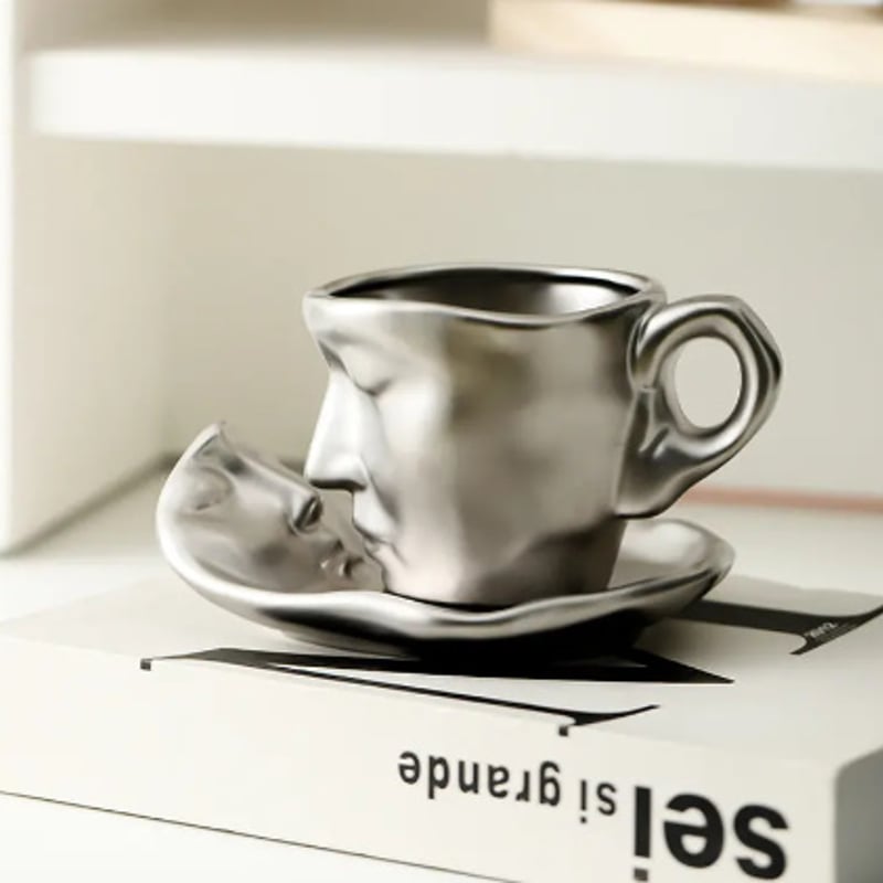 3色展開】 北欧風 コーヒーカップ 人型デザイン セラミック モダン