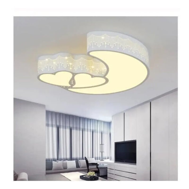 天井証明 ハート型 シーリングライト ライト 証明 Amazon.co.jp : SAITODOU LED シーリングランプ ハート型 工事不要 無