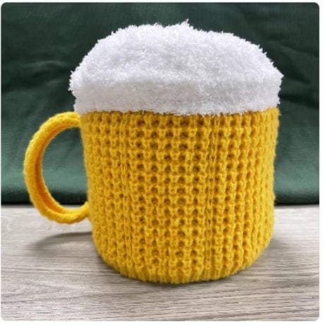 ビールジョッキ型ニット帽｜おもしろ帽子・ユニークデザイン｜イベント・プレゼントに人気