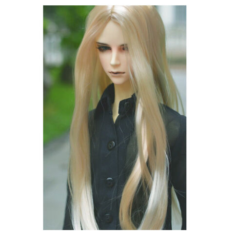 BJD ウィッグ 1/3 長髪 ロングヘアー カーリー 4色 球体関節人形