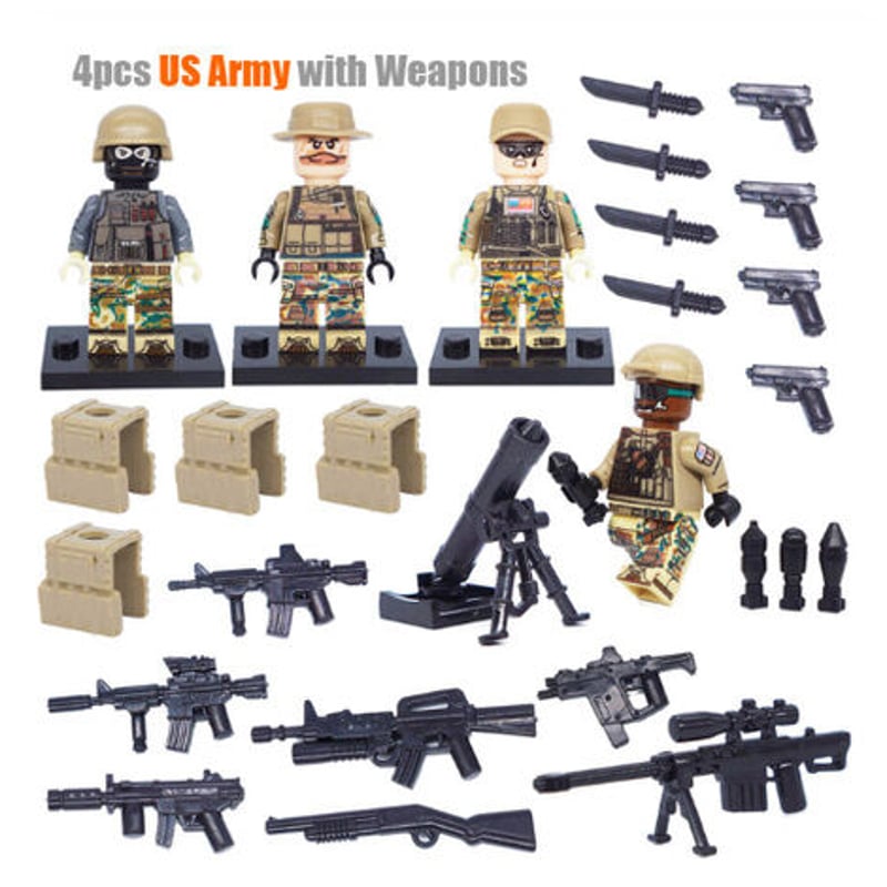 セット レゴミリタリー レゴ互換 銃セット SWAT 98K ミリタリー