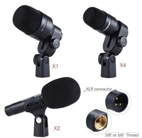 ドラムマイクセット！TAKSTAR DMS-D7 TAKSTAR DMS-D7プロフェッショナル楽器 ドラムセット有線マイク