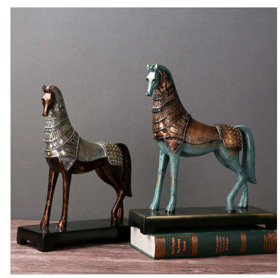 北欧 騎士 馬 置物 レトロ インテリア 馬 オブジェ 工芸品 北欧 騎士 馬 置物 レトロ インテリア 馬 オブジェ 工芸品