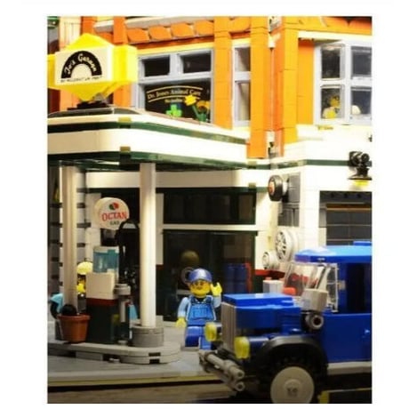 レゴ互換 10264 クリエイター・エキスパート コーナー・ガレージ（自動車整備工場） Corner Garage LEGO互換 おもちゃ ホビー