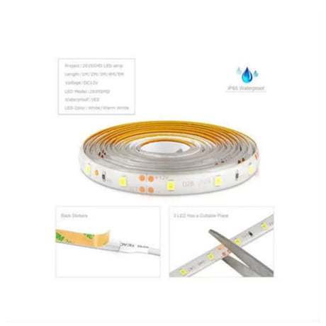 5m LED 2色展開 リモコン付 キャビネットライト LEDランプ 調光器付き 60leds / m LEDテープ 110V日本対応