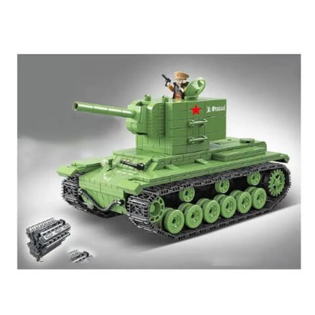 レゴ互換 ソビエト軍 818ピース 戦車 兵士 ミニフィグ パンツァー 軍事 ブロック 武器アクセサリー LEGO互換品 おもちゃ ホビー