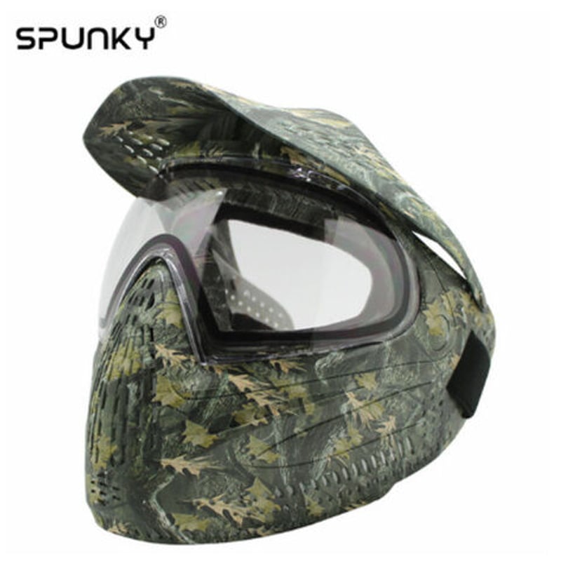 SPUNKY ミリタリー ペイントボール マスク カモフラージュ 迷彩 フル