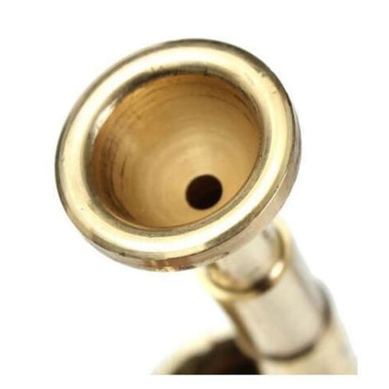 トランペット B♭キー ラッパ 金管 本体 子供用 ギフト ゴールド