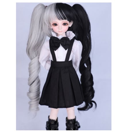 球体関節人形 BJD シャツ＋スカート リボンドール衣装 服 カスタムドール 美しい 可愛い 1/3 1/4 1/6 選べる3サイズ