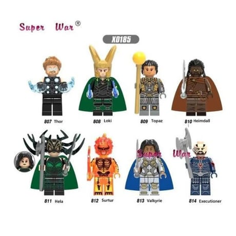 LEGO風 レゴ互換 アベンジャーズ 8体セット 10パターンから選択可能 アメコミ マーベル