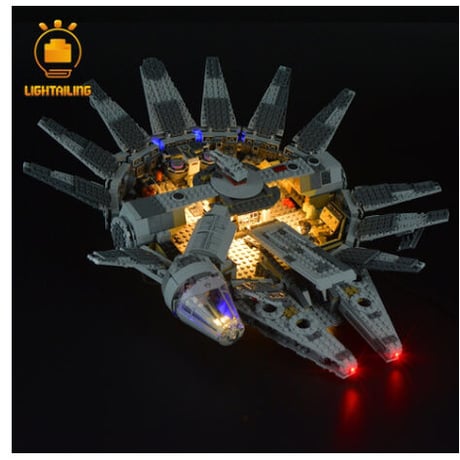 レゴ スターウォーズ ミレニアムファルコン 75105 [LED ライトキット+バッテリーボックス] ライトアップセット Star Wars
