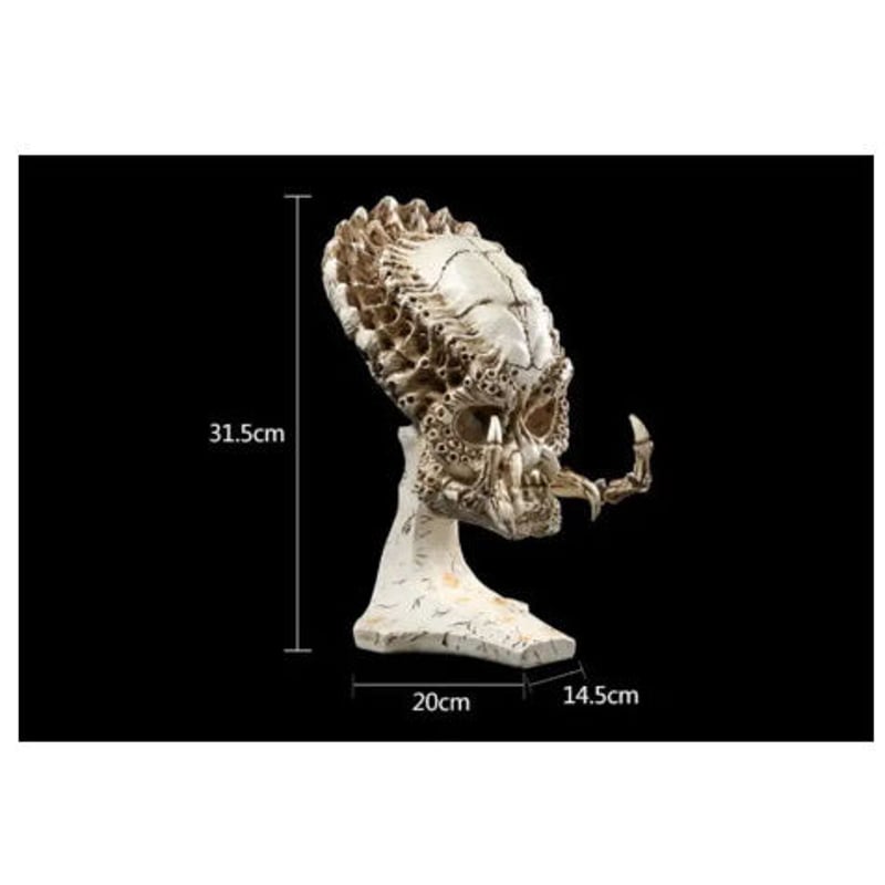オブジェ】 置物 インテリア 頭蓋骨 魔王 モンスター 髑髏 ゴシック