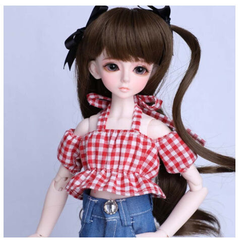 球体関節人形 BJD 1/4 フルセット 美少女 ショートデニムパンツ 夏服