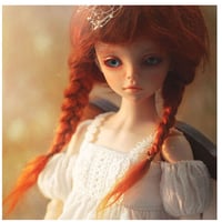 BJD ウィッグ 三つ編み カワイイ 選べる3サイズ 球体関節人形 カスタムドール 人形用 かつら 髪 アクセサリー SD DD MSD YOSD