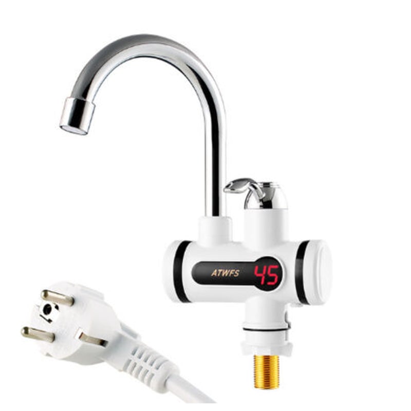 電気温水器 瞬間式 蛇口 瞬間湯沸かし器 給湯器 ヒーター デジタル表示