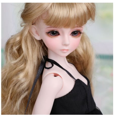 球体関節人形 BJD 1/4 美少女 キャミソール 色っぽい フルセット 本体＋眼球＋服＋靴＋ウィッグ メイクアップ済み カスタムドール 40cm 選べる2色