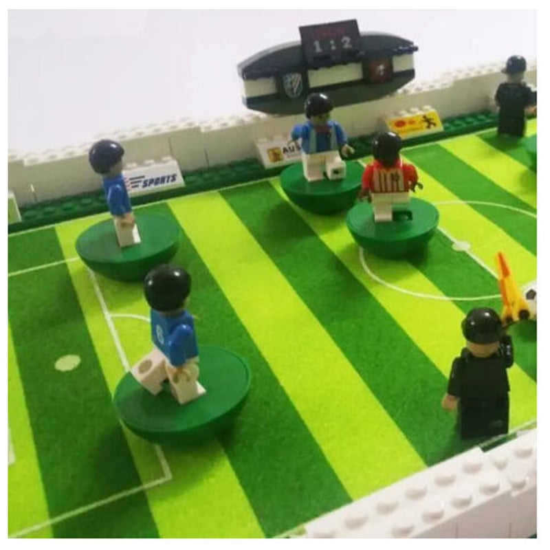 LEGO レゴ 互換 381pcs ワールドカップ サッカースタジアム ミニフィグ 