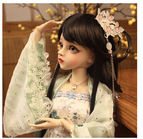 黒髪のオリエンタル美女】 BJD 球体関節人形 60cm 1/3 フルセット 中国