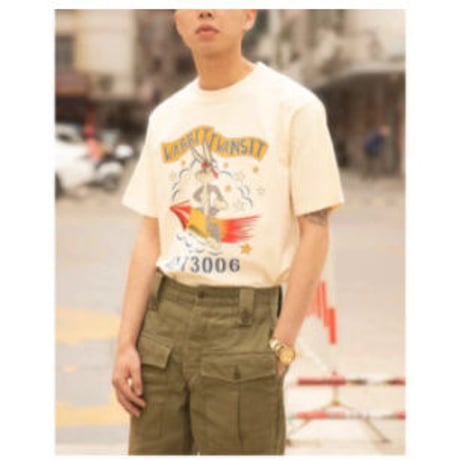 コットン バニー ロケット カジュアル Tシャツ
