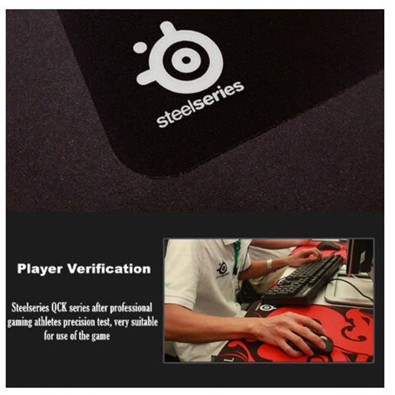 ゲーミングマウスパッド Steelseries マウスパッド 小型 250×210mm Qck