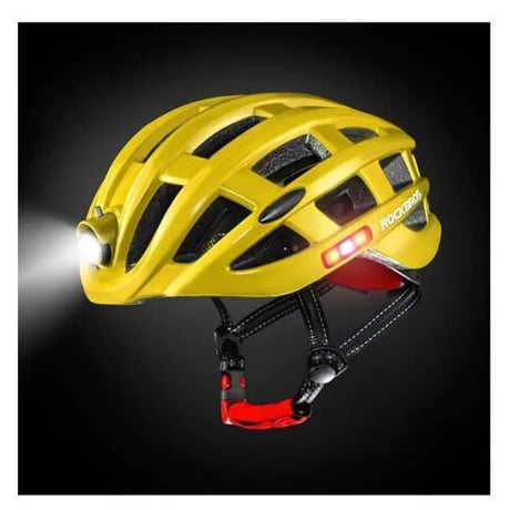 サイクリングヘルメット 自転車 ライト付 超軽量ヘルメット ５色 自転車 MTB ヘルメット 男女兼用 USB充電 安全