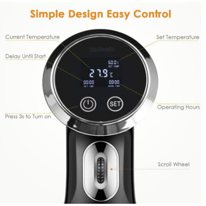 Biolomix 低温調理器 スロークッカー 1500W 100-130V 低温調理 真空調理