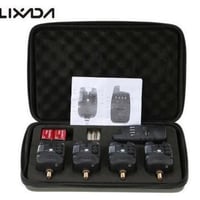 LIXADA 新しいデジタル バイトアラーム セット ワイヤレス 釣り バイトアラーム +1 レシーバーケース LED 鯉釣り