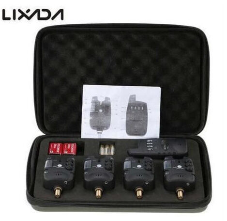 LIXADA 新しいデジタル バイトアラーム セット ワイヤレス 釣り LIXADA 新しいデジタル バイトアラーム セット ワイヤレス 釣り