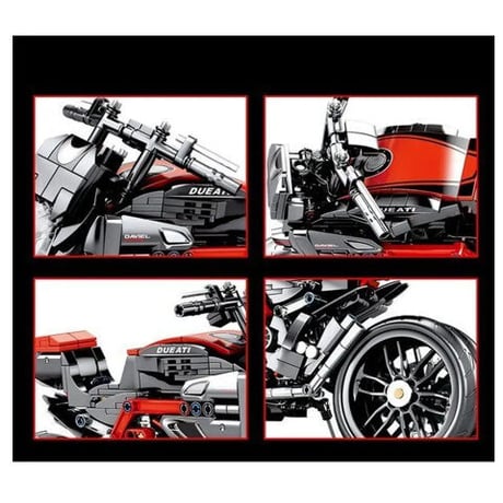 レゴ テクニック 互換品 ドゥカティモンスター 1200R 797 レゴ風 ブロック