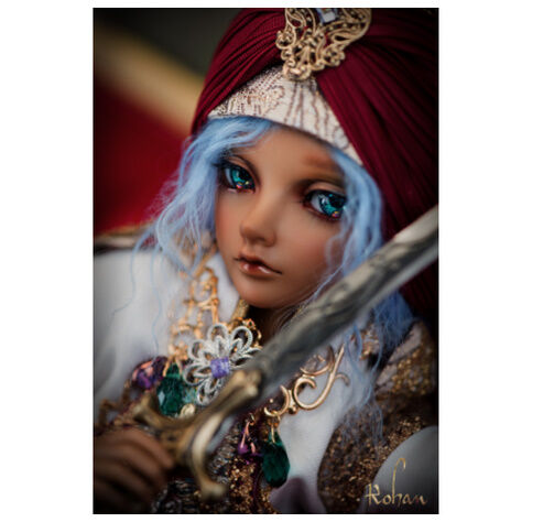 カスタムドール 男の子 美少年 BJD 1/3ドール フルセット 本体 60cm 球体関節人形 メイク済