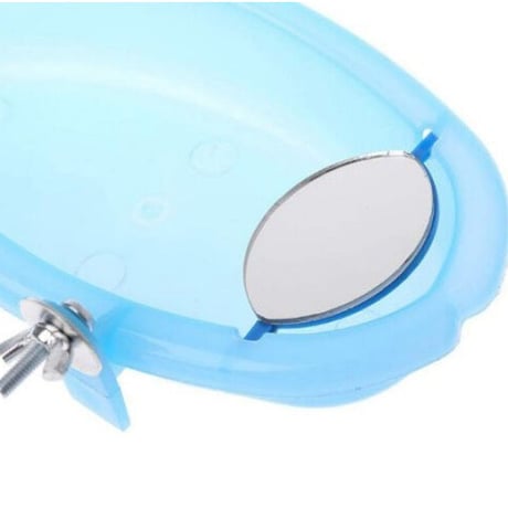 ペット 鳥用 風呂 鏡付き オウム インコ フィンチ カナリア バス 入浴 器具