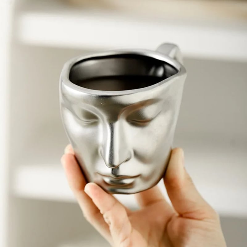 3色展開】 北欧風 コーヒーカップ 人型デザイン セラミック モダン