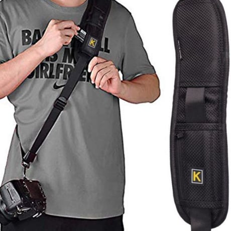 【負担軽減！】ポータブル 一眼レフ  キヤノン ニコン Sony 対応  ショルダー ネックストラップ