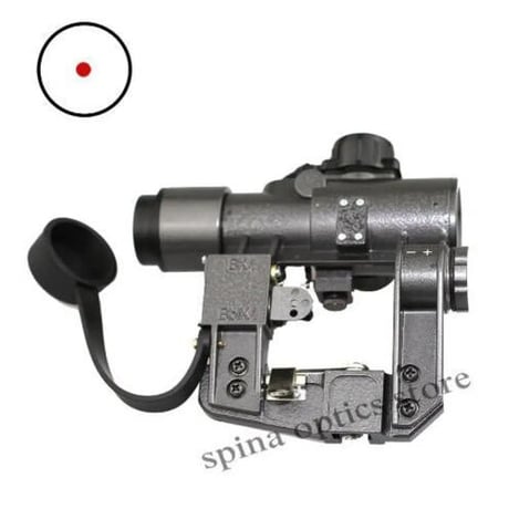 ロシア系に！レール取付スコープ等倍SVDドラグノフ AK74 AK47 ASVAL VSS スペツナズ spetsnaz ロシア装備 russia レプリカ