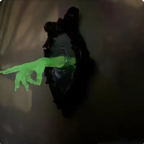 発光 ゴースト ステッカー ハロウィン 鏡の中の幽霊 お化け 幽霊 ゴシック ホラー インテリア 3D 寝室 リビング