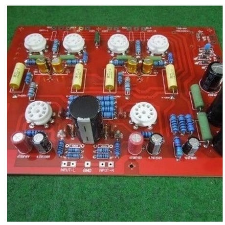 Nobsound ハイエンドステレオ EL84 バキュームチューブアンプ PCB DIYキット オーディオプッシュプルPPボード 自作
