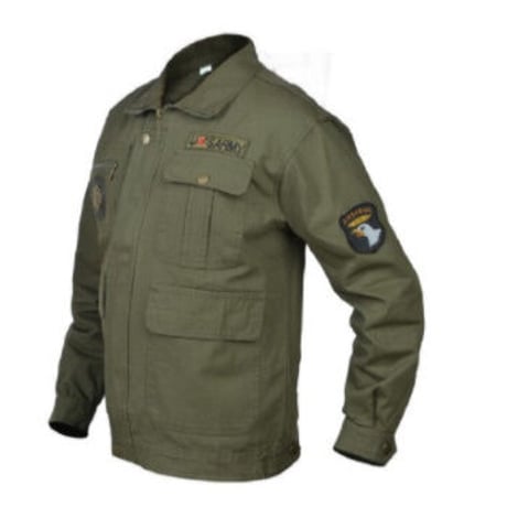 メンズ  耐摩耗性  長袖ジャケット + パンツ ワーキング 作業服 セット