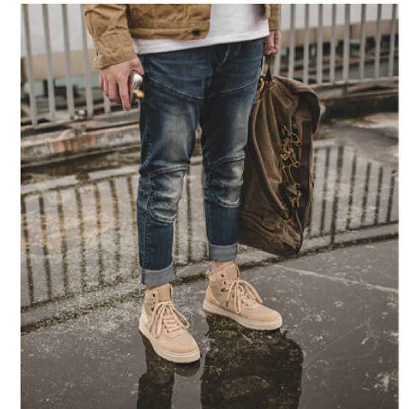 新品未使用！Camper ハイカットスニーカー ベージュ/グリーン 2023新作 レディース ハイカット スニーカー シューズ スタイル