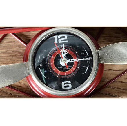 壁掛け時計 ウォールクロック レトロ デザイン 飛行機 3種類 おしゃれ