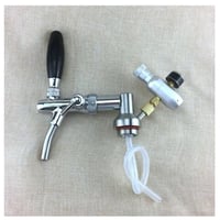 調整可能 タッチKegタッチディスペンサーとCO2インジェクタープリムを備えたステンレススチールミニビール