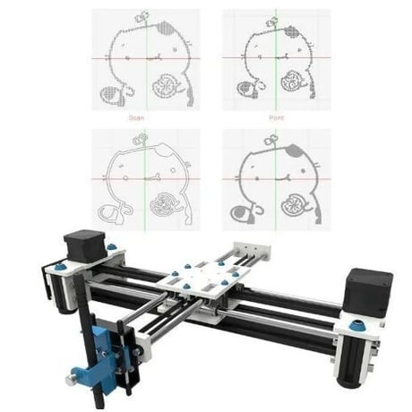 EleksMaker デスクトップ EleksDraw USB DIY XY プロッタペン描画ロボット描画マシン 100-240V 描画機 多彩な機能