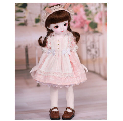 球体関節人形 1/6 フルセット BJD 本体＋眼球＋服＋靴＋ウィッグ＋