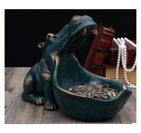 カバ 工芸品 彫刻 ホームインテリア | World Planet Market