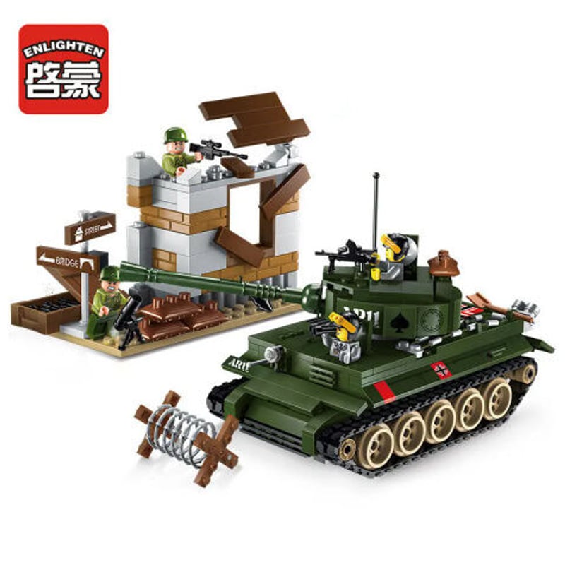 レゴ互換 Enlighten 7111 戦車 セット ホビー コレクション | World P