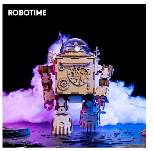 オルゴール】 ROBOTIME ロボット 3D立体パズル Can't take my eye